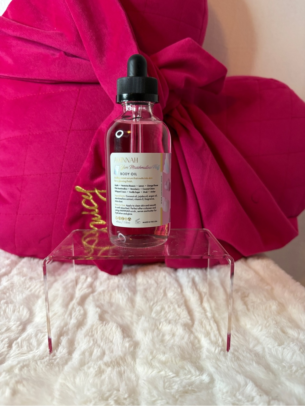 Aminnah Yum Marshmallow Fluff body oil